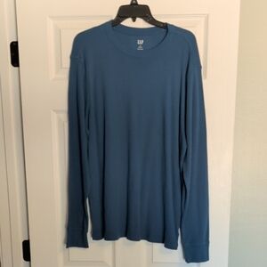 GAP Men's Teal Long Sleeve Tee